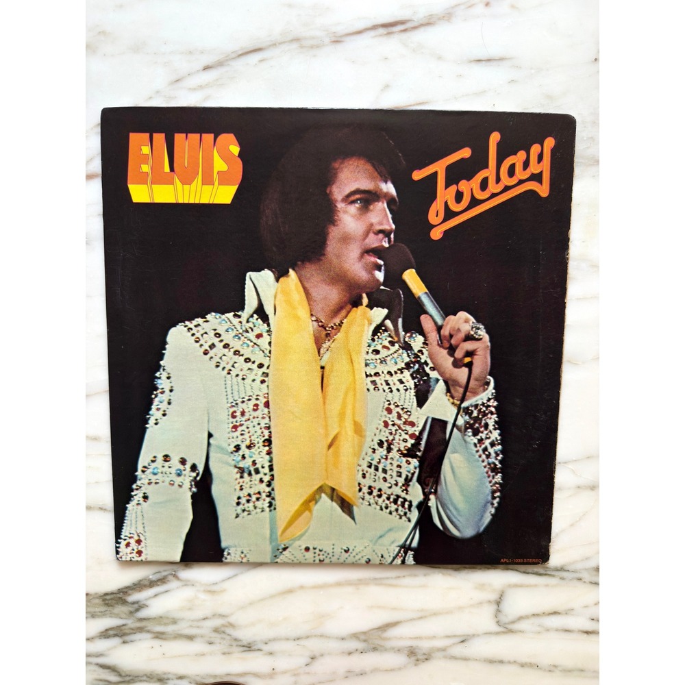 Vintage Elvis Presley Today Vinyl LP RCA APL1-1039 1975 Tested King of Rock